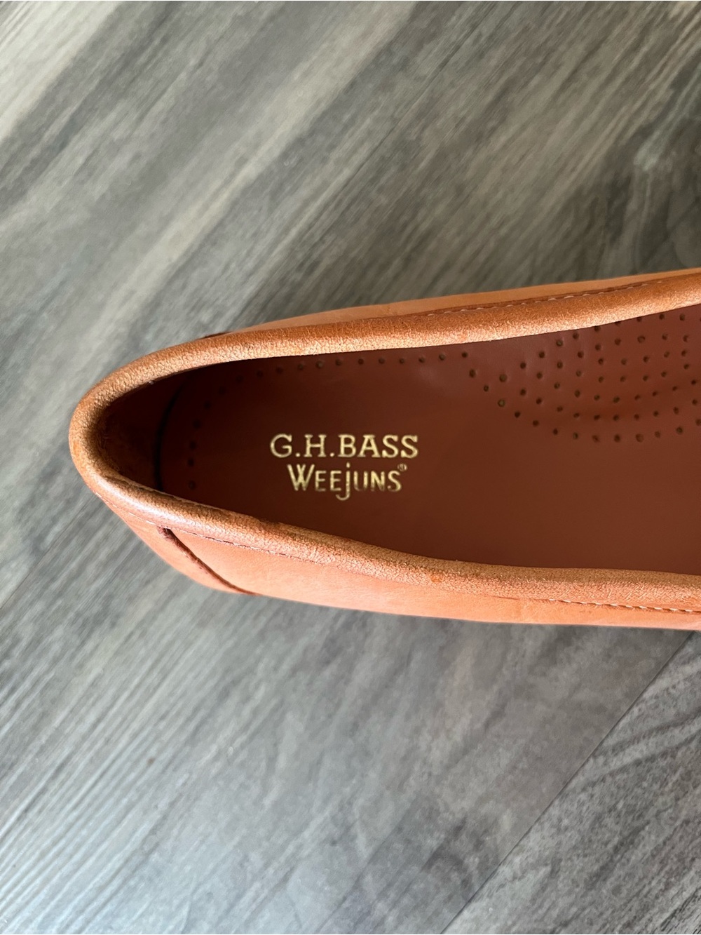 G.H. Bass & Co. Women's Tan Penny Loafers - Picture 7 of 10
